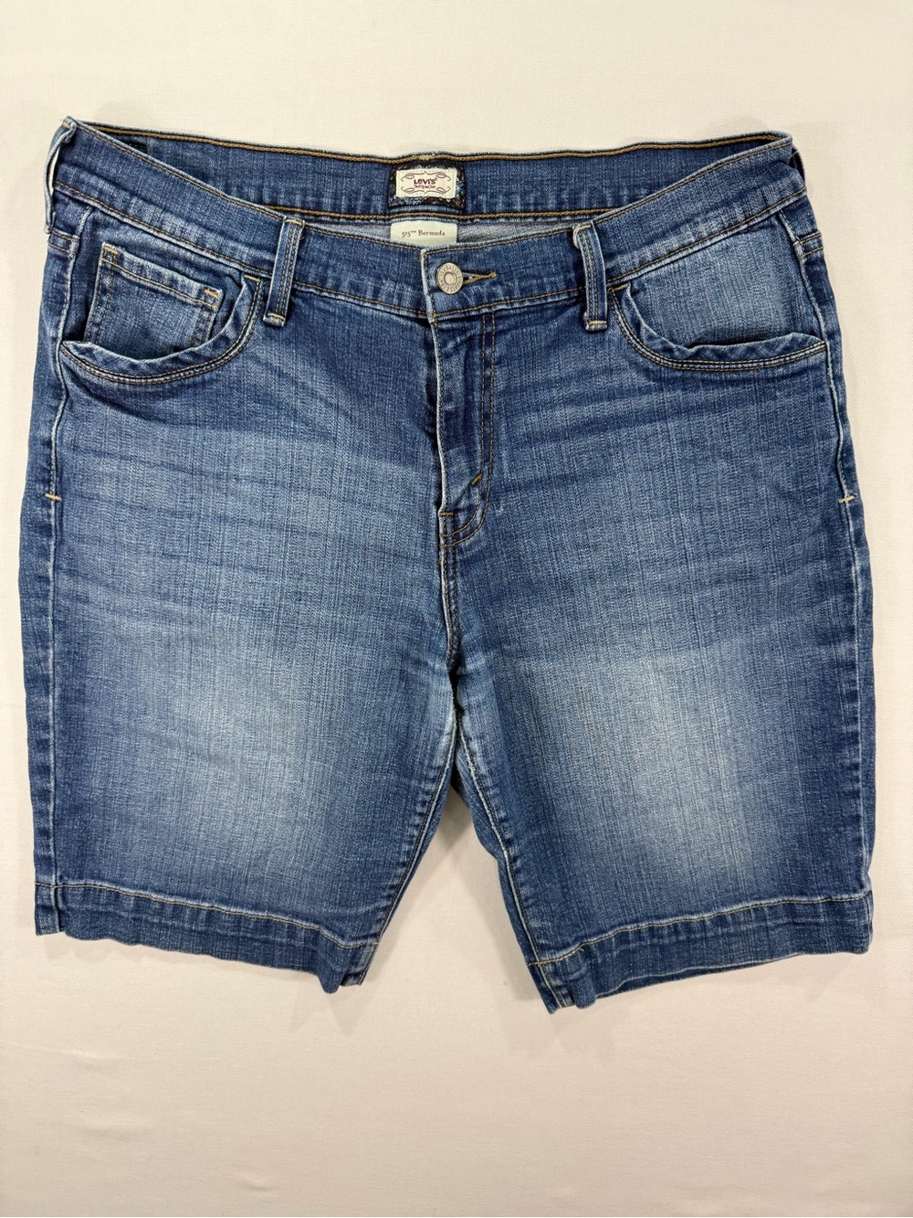 Levi's Women's Faded Blue Denim Shorts
